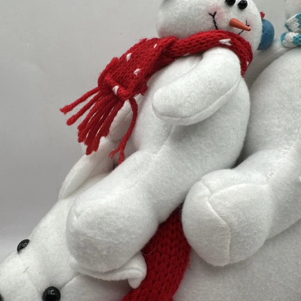 Kohl's St Nicholas Square Polar Bear Express Plush Toy -‎ Snow Days Snowman